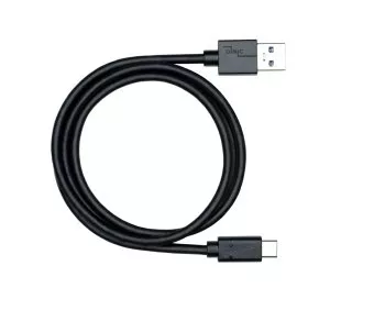 Cable USB 3.1 tipo C - enchufe 3.0 A, 5Gbps, carga 3A, negro, 0,50m, DINIC Box